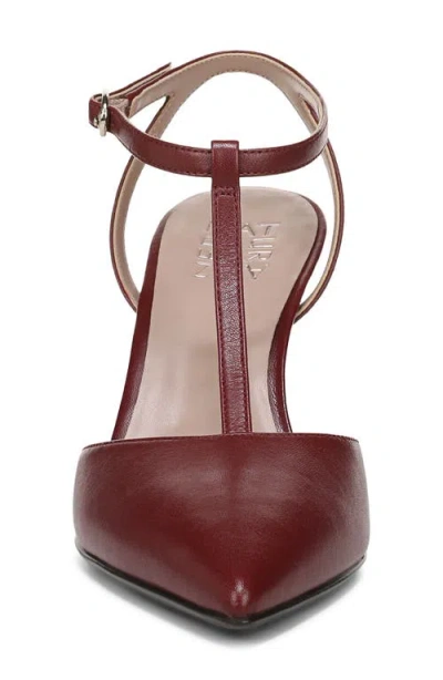 Naturalizer Astrid T-strap Pointed Toe Pump In Brown