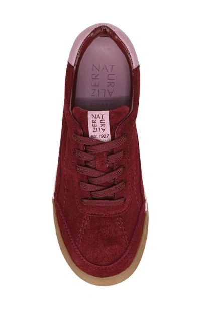 Naturalizer Cami Lace-up Sneakers In Red