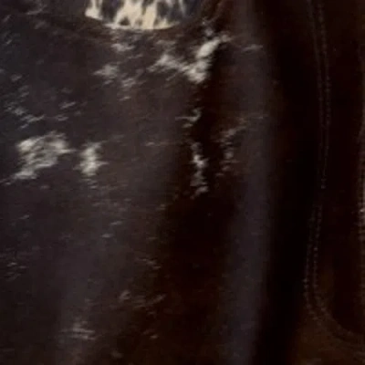 Nasty Gal Limited Cow Hide Leather Pants In Brown