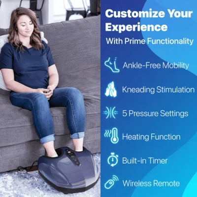 Miko Shiatsu Foot Massager In Gray