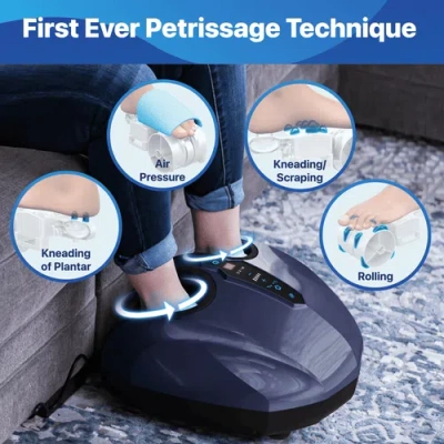 Miko Shiatsu Foot Massager In Gray