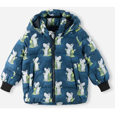 Reima Winter Jacket, Moomin Lykta In Blue