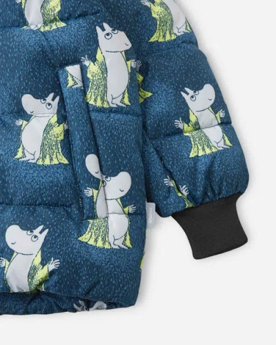 Reima Winter Jacket, Moomin Lykta In Blue