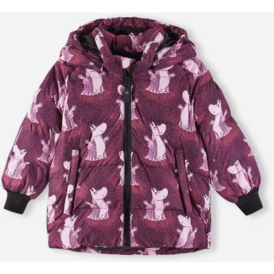 Reima Winter Jacket, Moomin Lykta In Purple