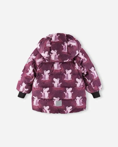 Reima Winter Jacket, Moomin Lykta In Purple