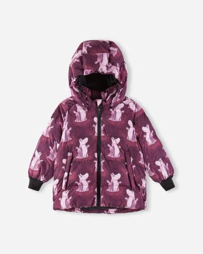 Reima Winter Jacket, Moomin Lykta In Purple