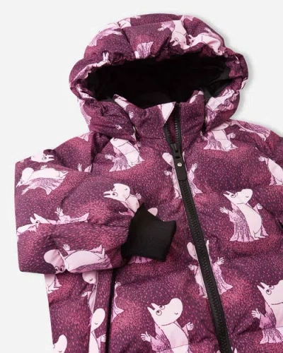 Reima Winter Jacket, Moomin Lykta In Purple