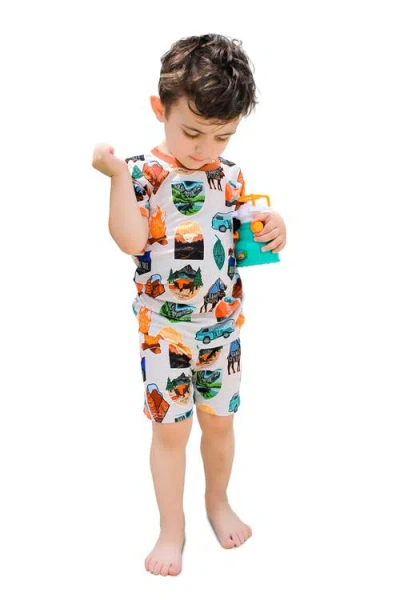 Fletch Tiny Traveler 2 Piece Shorts Set In Multi