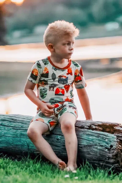 Fletch Tiny Traveler 2 Piece Shorts Set In Multi