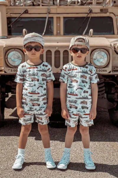 Fletch The Brave 2.0 2 Piece Shorts Set In Multi