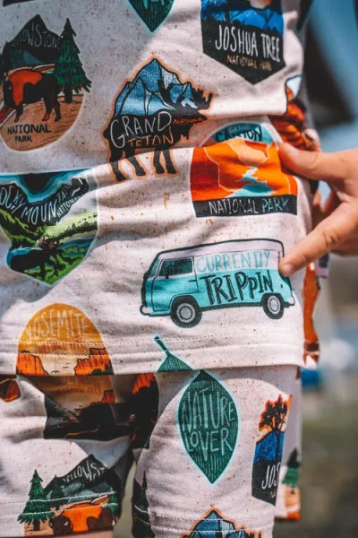 Fletch Tiny Traveler 2 Piece Shorts Set In Multi