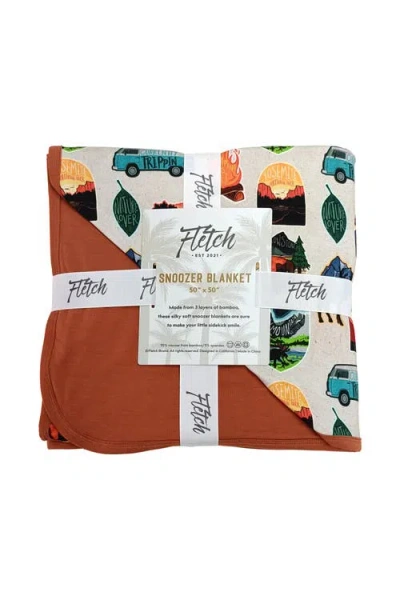 Fletch Tiny Traveler Blanket In Multi