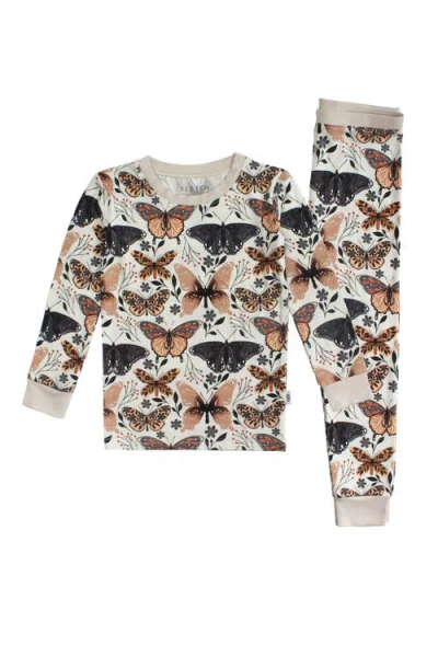Fletch Flutter 2 Piece Pajama Set In Sand