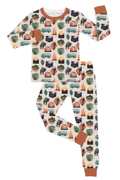Fletch Tiny Traveler 2 Piece Pajama Set In Multi