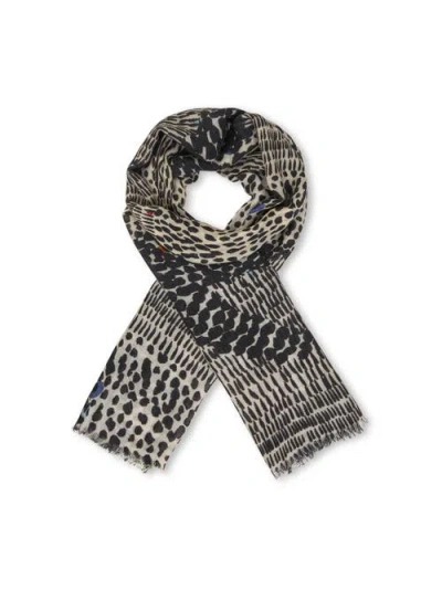 Masai Copenhagen Light Weight Patterned Scarf In Multi