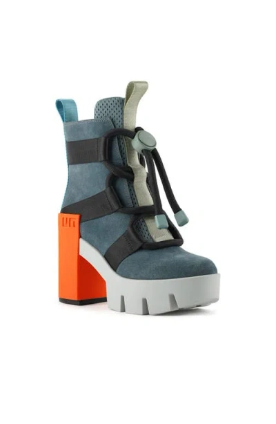 United Nude Grip Nomad Mid Platform Lug Bootie In Multi