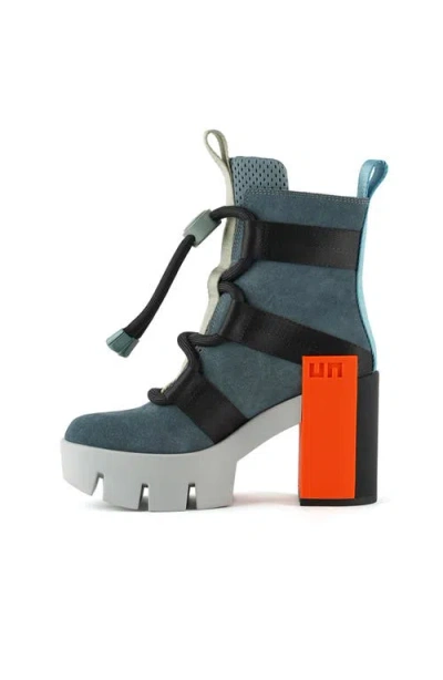 United Nude Grip Nomad Mid Platform Lug Bootie In Multi