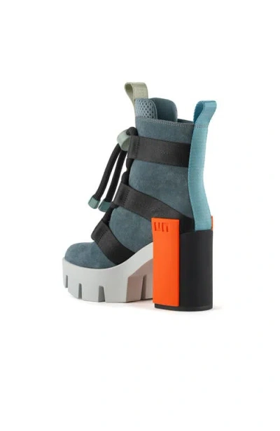 United Nude Grip Nomad Mid Platform Lug Bootie In Multi