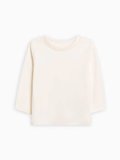 Colored Organics Organic Cotton Turk Long Sleeve Crew In White