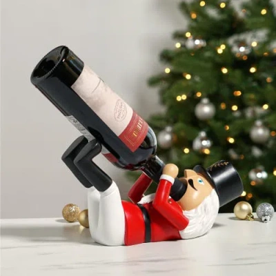 True Nutcracker Wine Bottle Holder In Multi