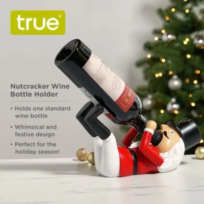 True Nutcracker Wine Bottle Holder In Multi