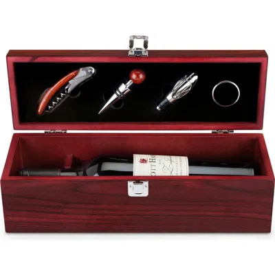 True Cherry 1-bottle Accessory Gift Set In Red
