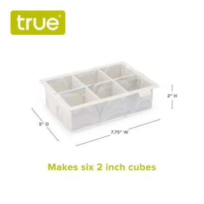 True Marbled Ice Cube Tray In White