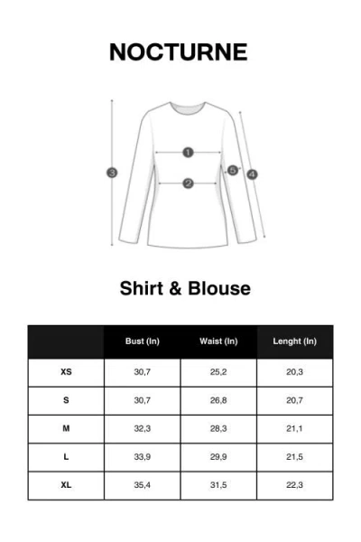 Nocturne Ruched Front Fitted Long Sleeve Top In Black