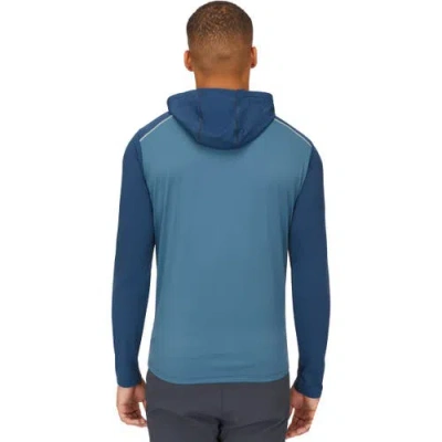 Rab Force Hooded Shirt In Blue