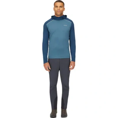 Rab Force Hooded Shirt In Blue