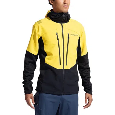 La Sportiva Session Tech Hooded Jacket In Yellow