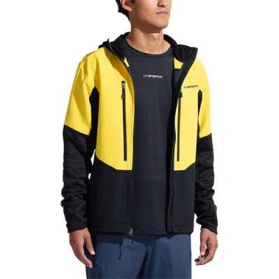 La Sportiva Session Tech Hooded Jacket In Yellow