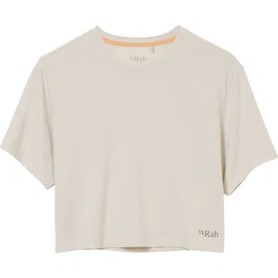 Rab Rivelin Crop T-shirt In Neutral