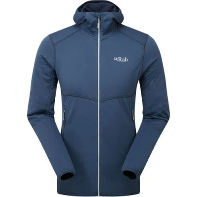 Rab Evolute Hooded Jacket In Blue