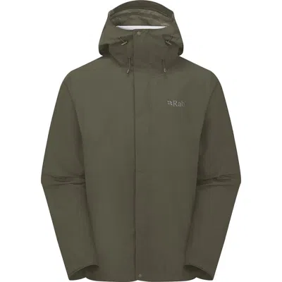 Rab Downpour Jacket In Green