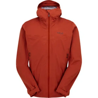 Rab Downpour Light Jacket In Red