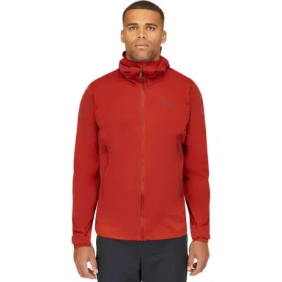 Rab Downpour Light Jacket In Red