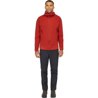 Rab Downpour Light Jacket In Red