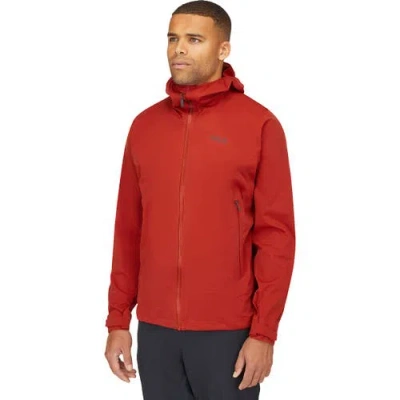 Rab Downpour Light Jacket In Red