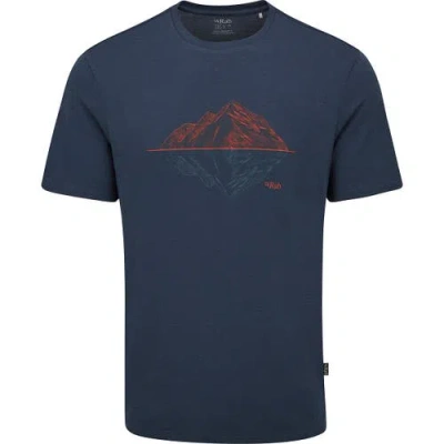 Rab Crimp Reflection T-shirt In Blue