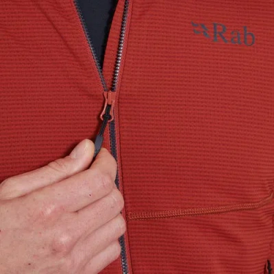 Rab Evolute Hooded Jacket In Red