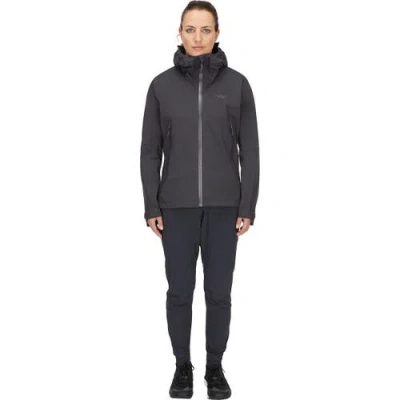 Rab Downpour Light Jacket In Black