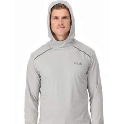 Rab Force Hooded Shirt In Gray