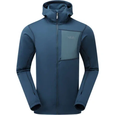 Rab Superflux Hooded Jacket In Blue