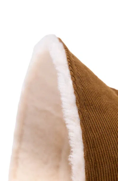 Maje Womens Brown Reversible Corduroy And Faux-shearling Bucket Hat In Burgundy