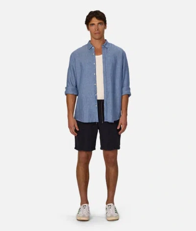 Industrie Australia The Trinidad Linen Blend Long Sleeve Shirt