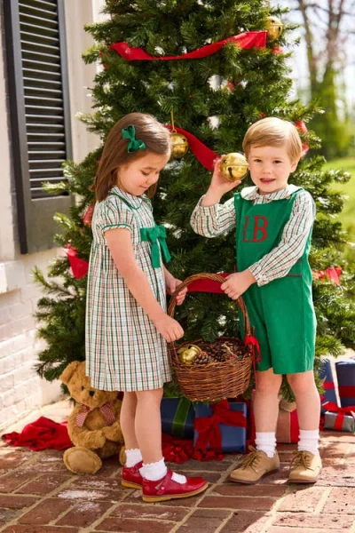 Little English Kids' Corduroy Button Tab John John