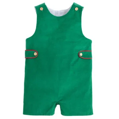 Little English Kids' Corduroy Button Tab John John