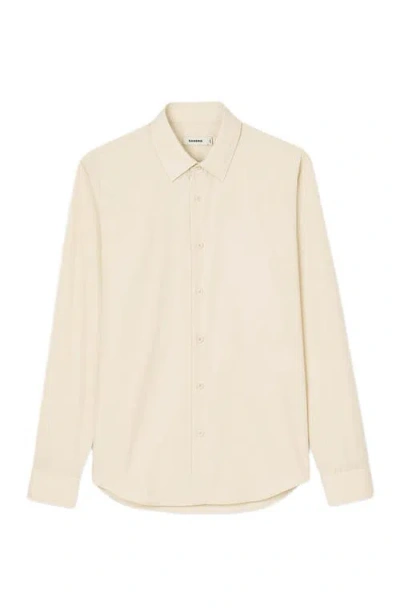 Sandro Plain Shirt In Neutral