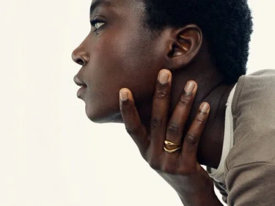 Hey Harper Marbella Ring In Gold